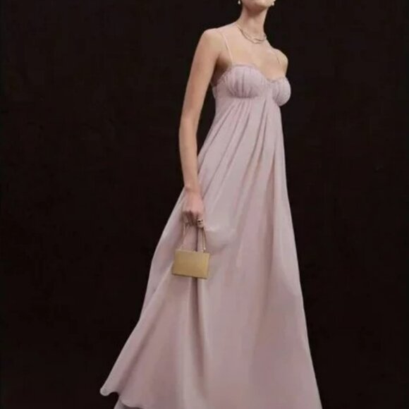 Reformation Cebba Dress - Pink/ Dusty Rose - Picture 1 of 7